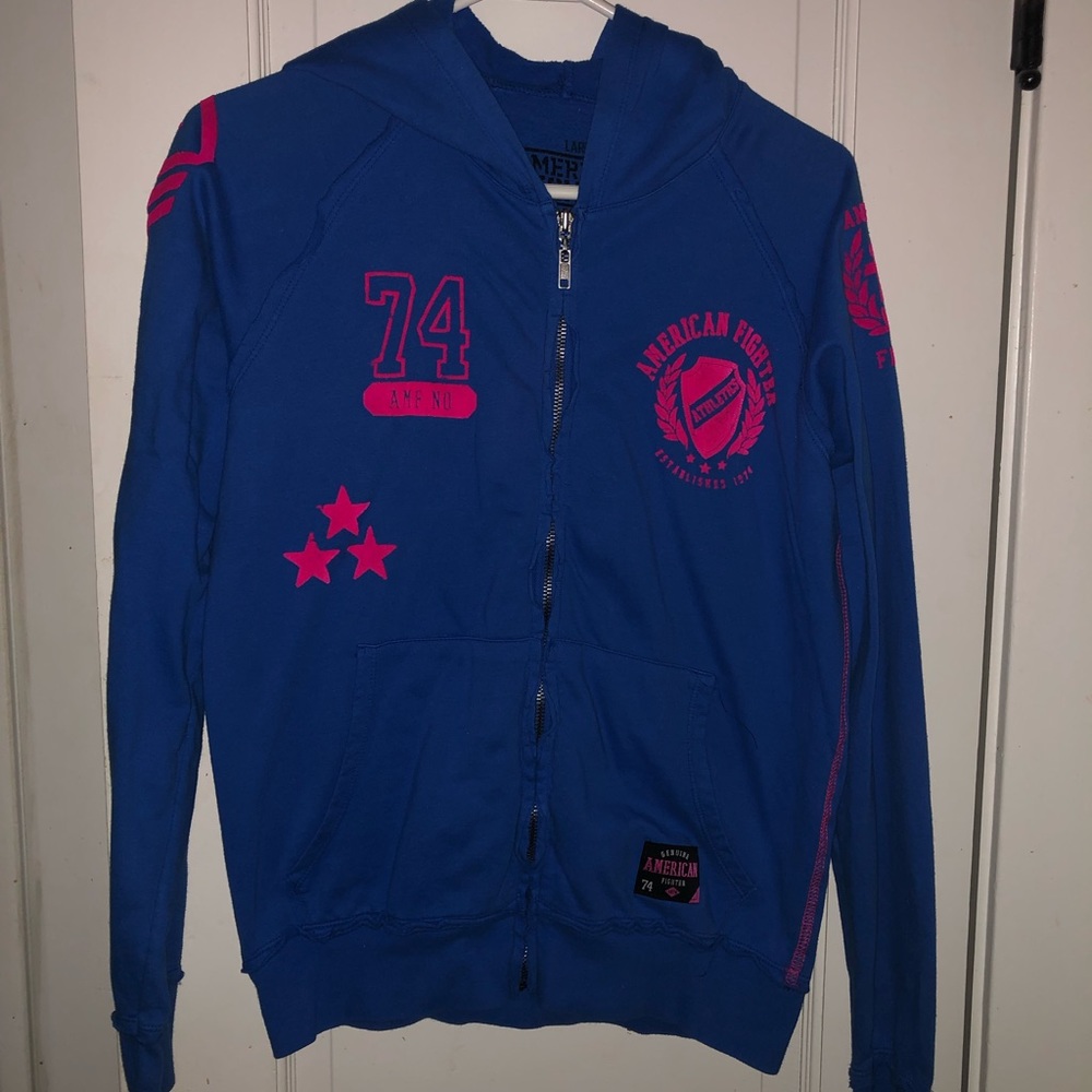 American fighter size large hoodie